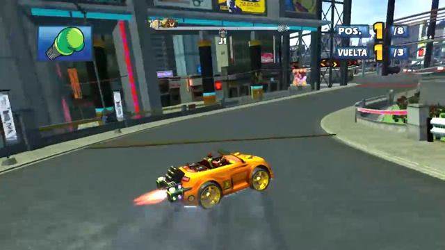 Sonic Sega All Stars Racing - Centro de Shibuya