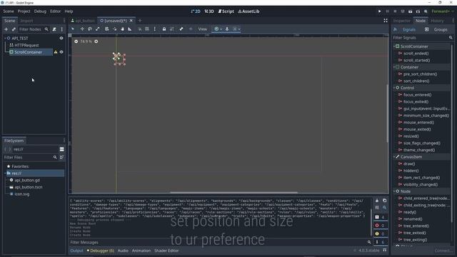 API calls in Godot 4 under 4 minutes