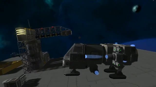 Space Engineers - Thruster clearance in practice