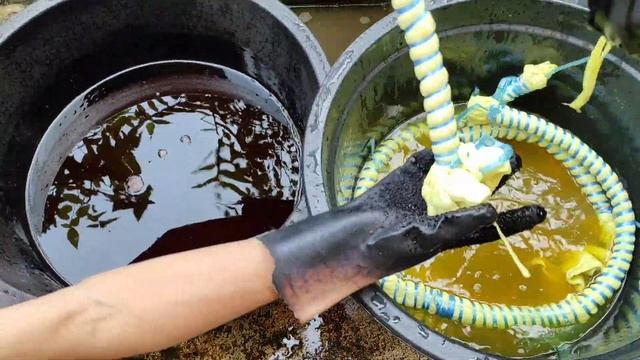 Raindrop Motifs for Rainy Season || Tie Dye Shibori with Favorite Dye