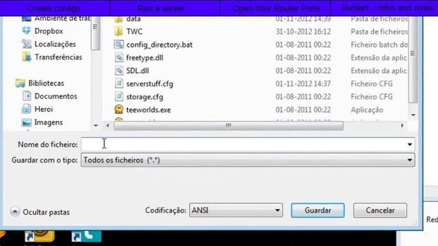 How to Create a Teeworlds Server Under Windows