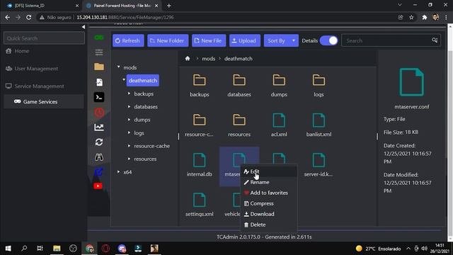 COMO ADICIONAR SISTEMA DE ID  E COMO ALTERAR O ID NO MTA