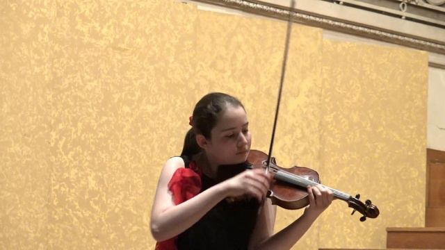 Elen Shahinans 11 years old . " Carmen " fantasy  F. Drdla - Koninkligk Conservatorium Brussels