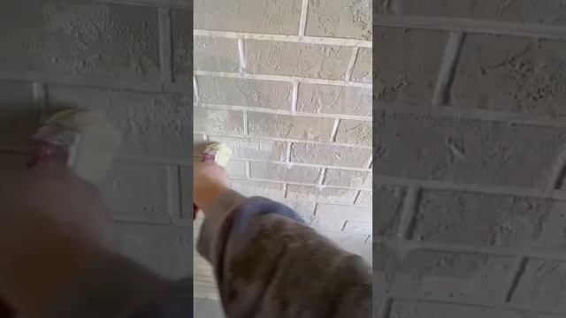 Имитация кирпича из шпаклевки своими руками за копейки