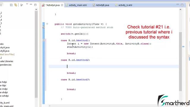 #22 Android Tutorial : Explicit Intent Part - 2