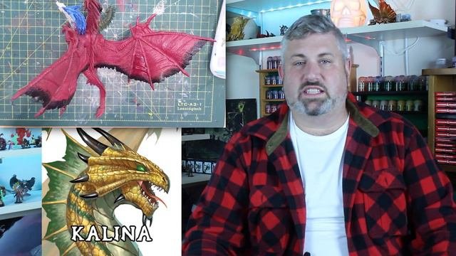 A Tiamat and Bahamut Time of Troubles!- Model Repaint, Lore & Story video. Paint to life Ep. 22!