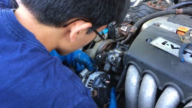 How To Remove & Install Alternator 2003-2007 Honda Accord | DIY Auto Repair By Young Mechanic Aiman