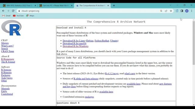How to Install R Programming Software | #statistics #rprogrammingforbeginners #programming