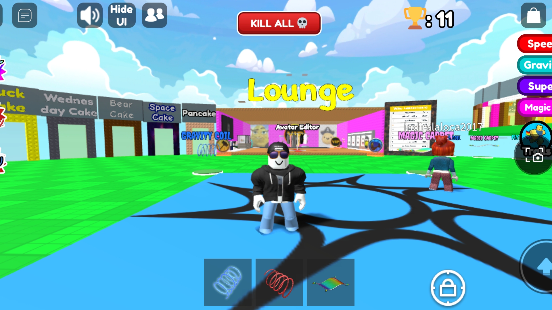 мы с Веней играем в roblox паркур