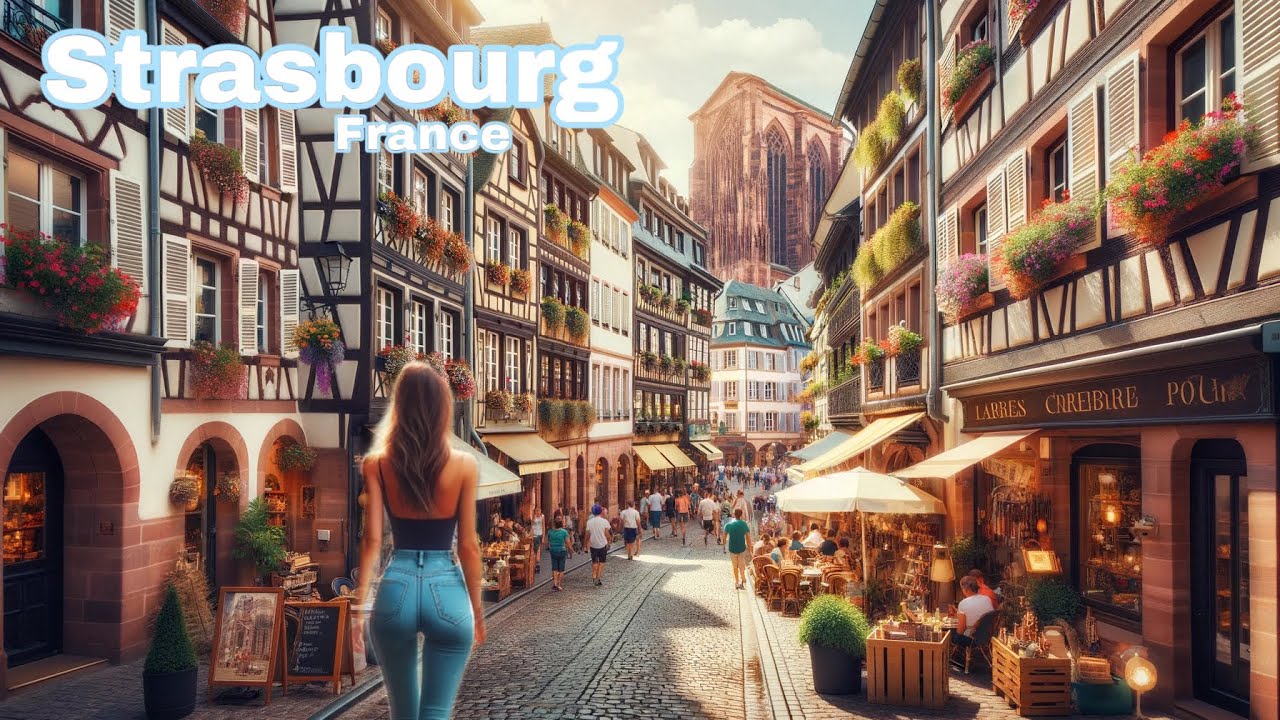 Страсбург, Франция - Strasbourg France - Город ЮНЕСКО - Квартал Петит Фран - Отдых во Франции