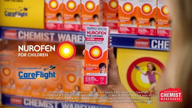Nurofen For Children Available Now at Chemist Warehouse