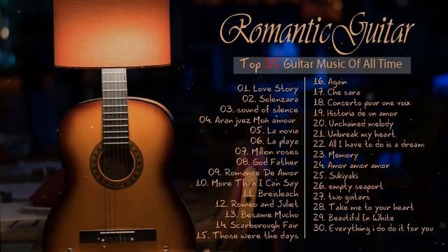 GUITAR RELAXING MUSIC - Top Guitar Relaxing For Stress Relief  Guitar Romantic Songs
