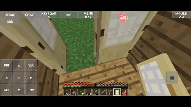 i am play new cute and horror journey Minecraft: Java Edition on Android