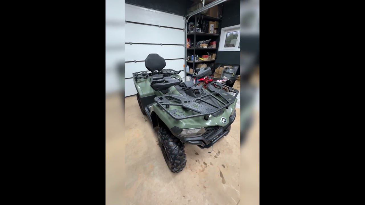 Распаковка Cfmoto Cforce 450L (400) с китая