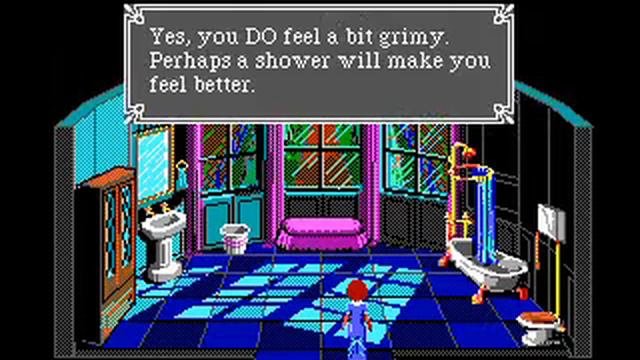 The Colonels Bequest Shower Death Scene