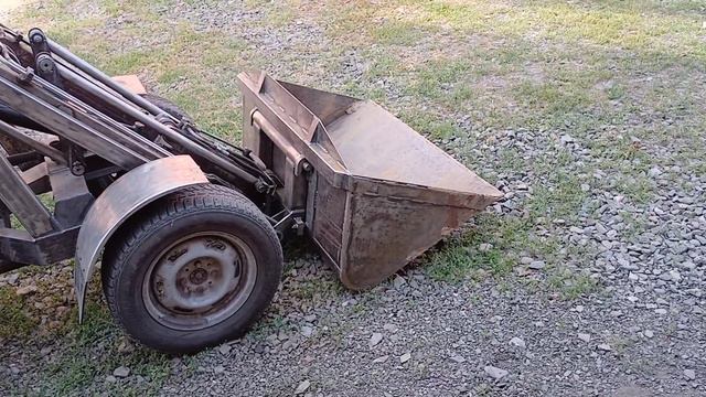 Мини погрузчик своими руками,взвешивание,грузоподъемность.