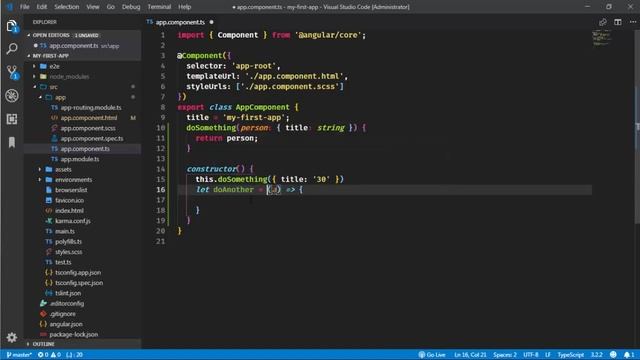 Your complete guide in Angular 7+ in Arabic - 04. Quick look at typescript