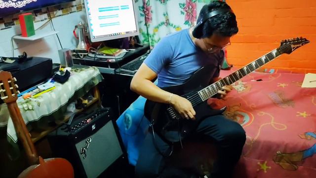 Ozzy Osbourne Crazytrain guitar cover Ibanez RG 350 por Ricardo Olmos