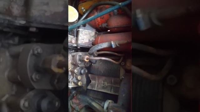 Работа двигателя после ремонта турбины охлождения.