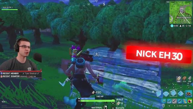 When you play Solo vs Squads and drop a 25 bomb...