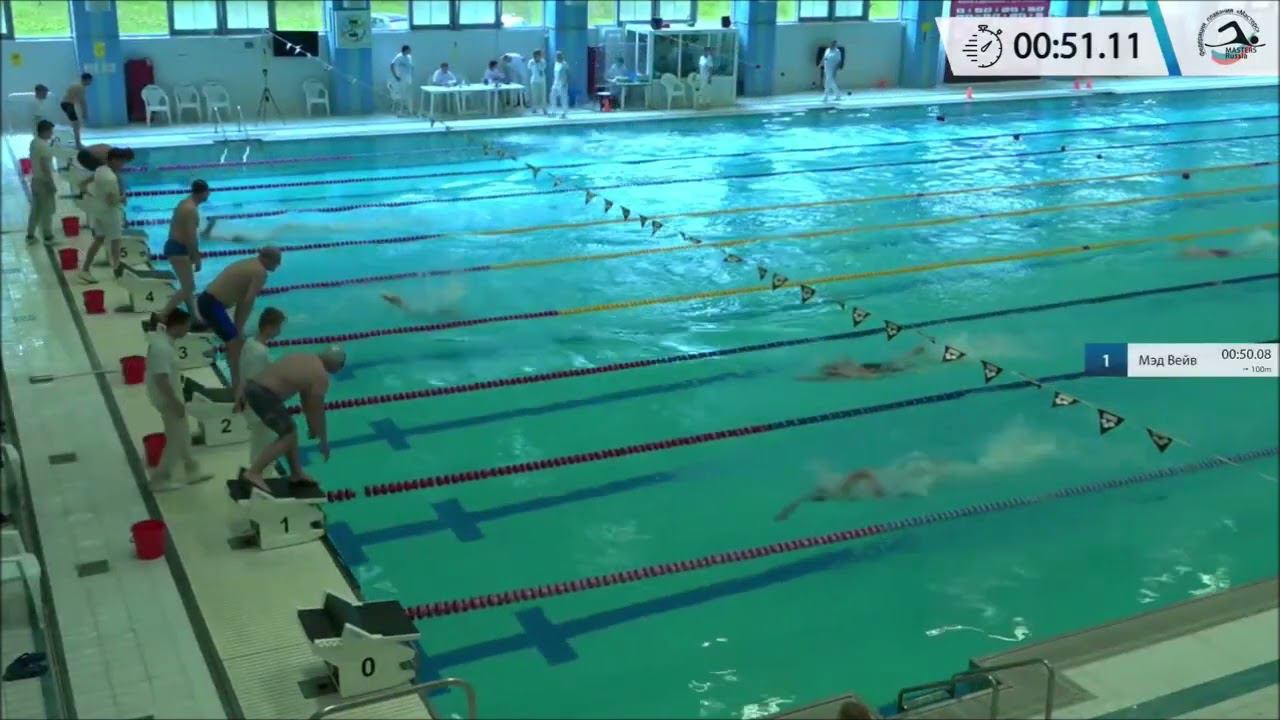 4х50 кроль  28 05 2023 Чемпионат России Мастерс 200 л Обнинск