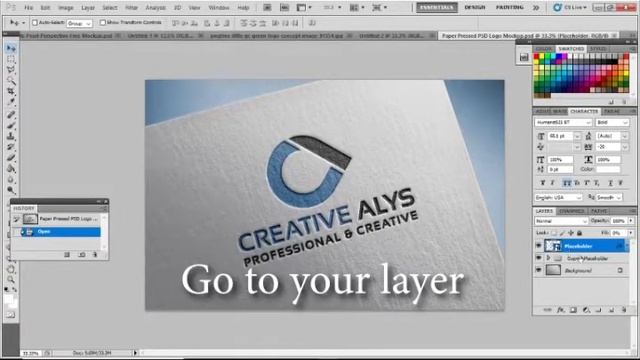 Create an amazing 3D Logo Mockup in Photoshop