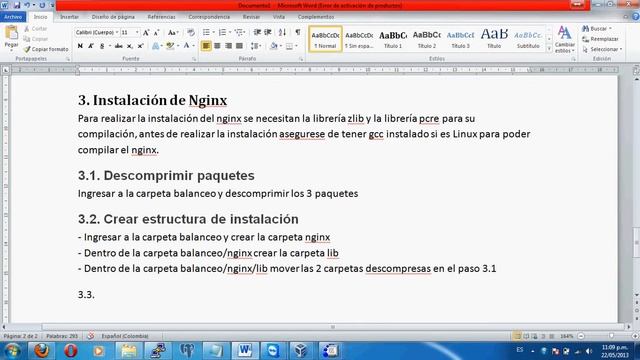 Instalación nginx como LB manteniendo la sesión del usuario video3