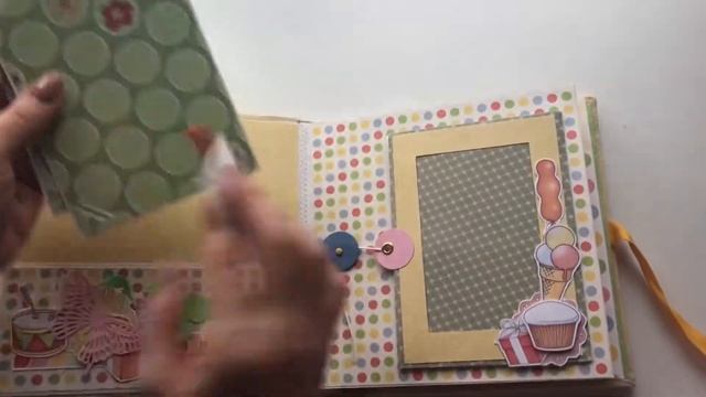 Альбом «С Днём рождения!» . Скрапбукинг