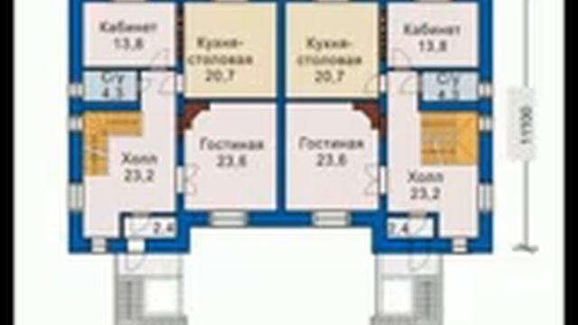 Готовый проект 535.3 кв.м. дома