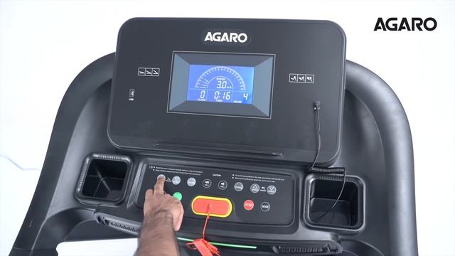 AGARO Supreme Foldable Motorized Treadmill 8HP Peak Motor / 150KG With Max User Weight | Demo