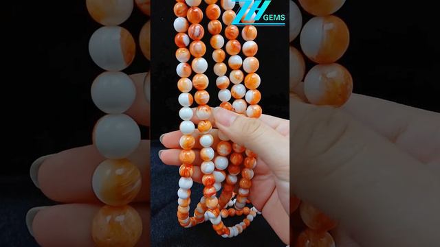 Natural spiny oyster shell bead 6mm 6-10mm Rondelle shape Gorgeous natural orange color for making