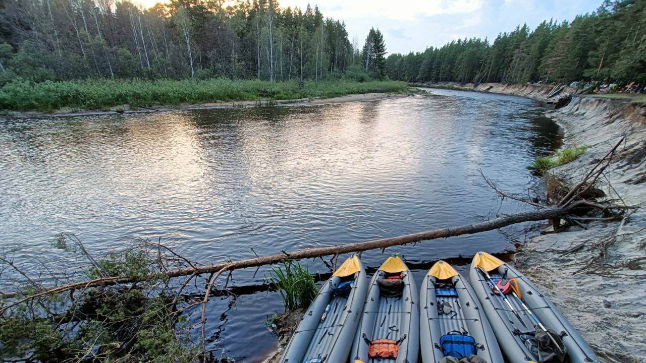 Сплав по реке Пра