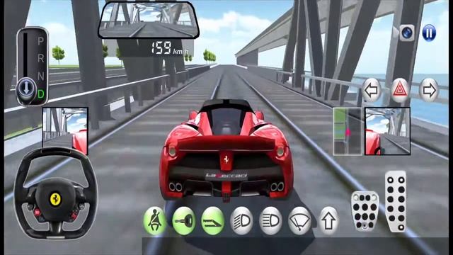 3D Driving class ✅ Ferrari Car Vs Bullet Train || Car Driving Simulator ll Android iOS gameplay