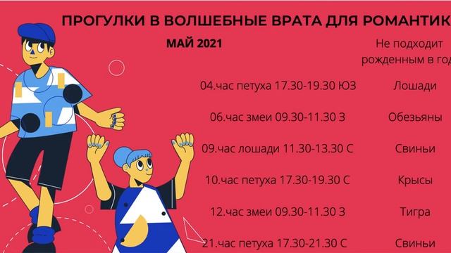 Активация романтики. Ци Мень прогулки май 2021