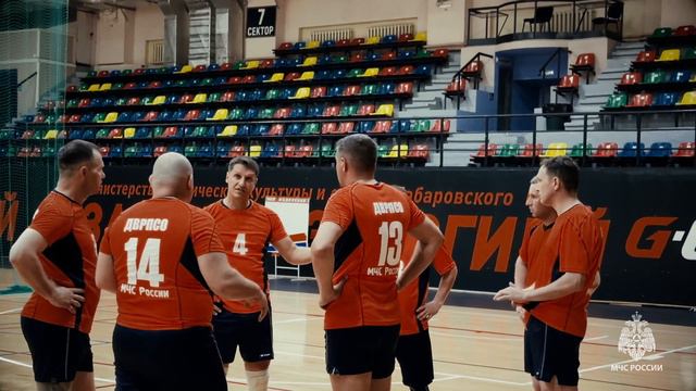 Завершились соревнования по волейболу среди сотрудников МЧС России