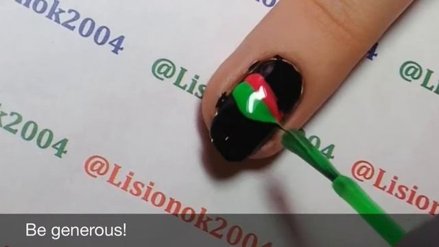 How to create Drag Marble Neon Mani / Сухой Мраморный Неоновый Маникюр