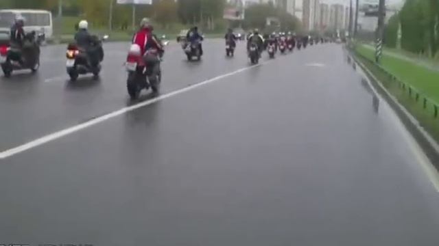 Мотопробег "Свеча памяти", 6.10.2012 (фрагмент)