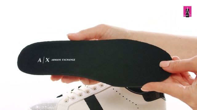 3401153 Видеообзор I Женские кеды ARMANI EXCHANGE MINA