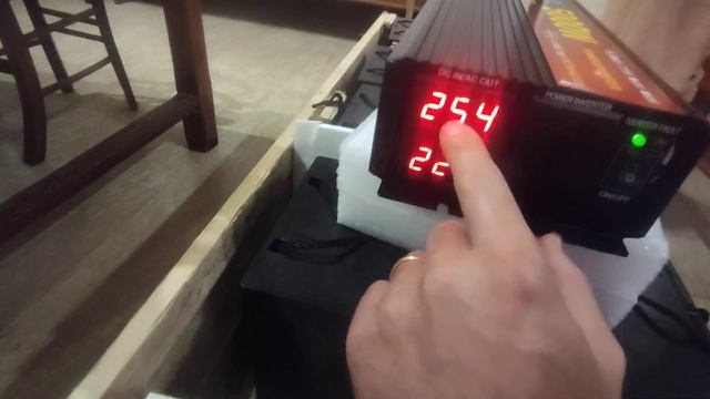 prova inverter 5000w spunto, 2500w continuo, impianto fotovoltaico con batteria