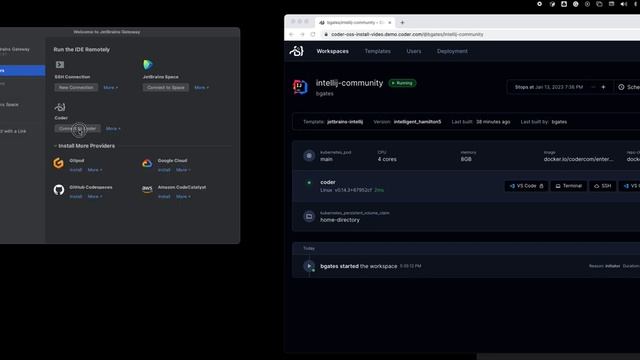 Coder's JetBrains Gateway Plugin