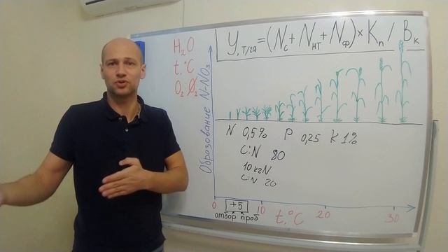 Корректировка азотных удобрений на солому зерновых и корневые остатки бобовых культур