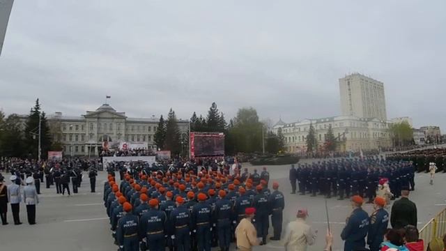 Парад 9 мая 2024 в Омске