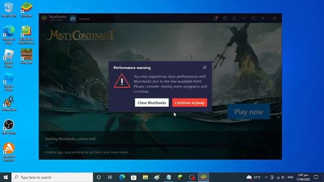 BlueStacks 45 app crashingclosing fix 100 working solution