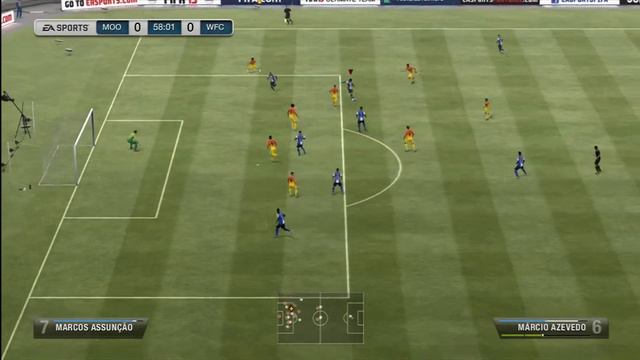 Fifa 13 - Azevedo skill goal from my half!