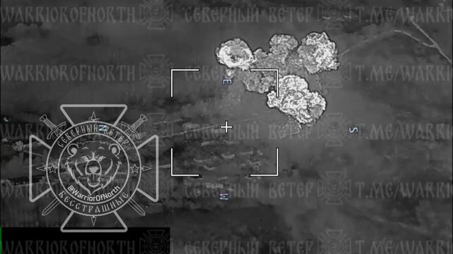 Удар российской авиации четырьмя ФАБами по лесному массиву возле заброшенной фермы в н.п. Тихое