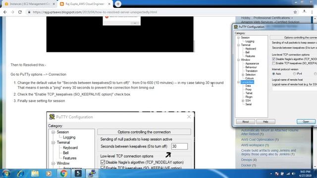 How To Resolved Server Unexpectedly Closed Network Connection Error | AWS in English | Raj Gupta