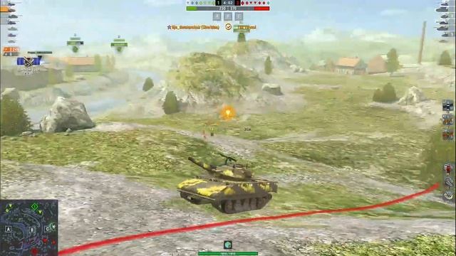 WoT Blitz как управлять ракетами на ПТУРе !