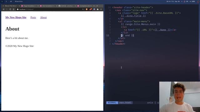 Creating your own Hugo Theme!