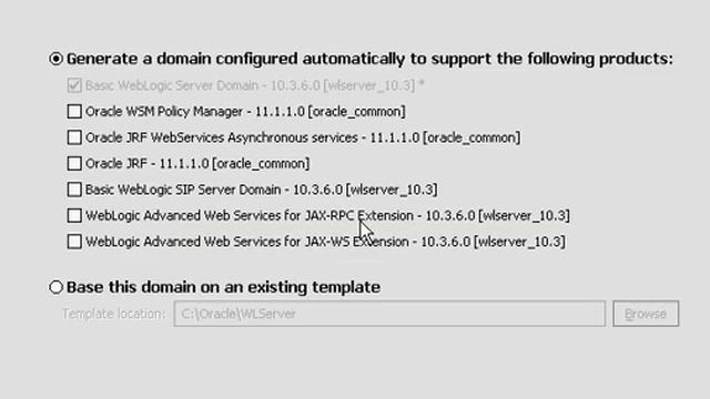 Installing WebLogic Server