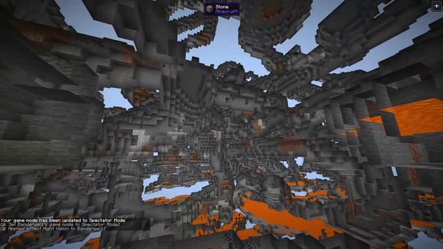 CAVES THAT GO ON FOREVER: Minecraft Mod Monday | Advanced Mining Dimension Mod | Mod Review